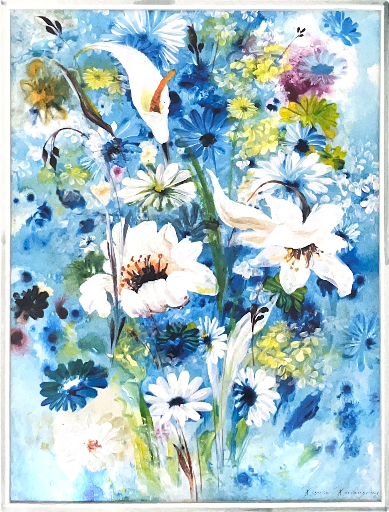 Blossoms in Blue